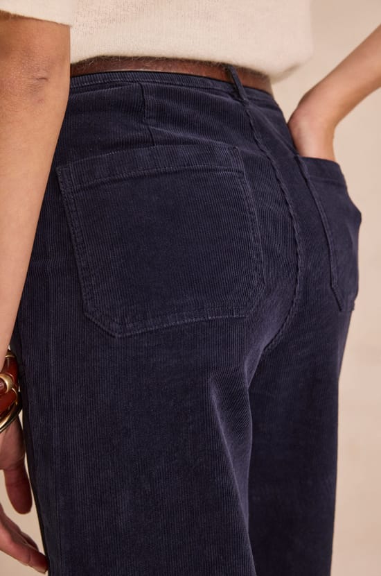 NALLA corduroy trousers;${refinementColor}