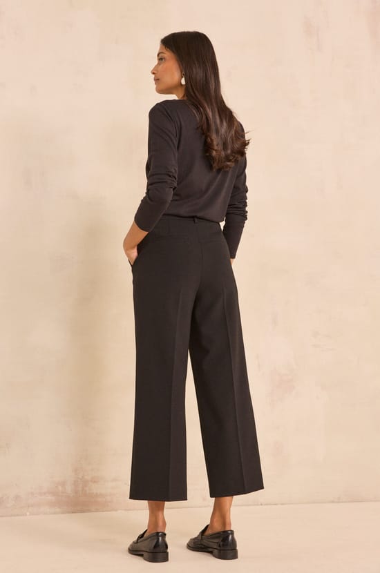 Pantalon large noir LOLA;${refinementColor}
