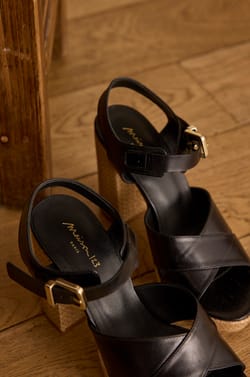 Sandales en cuir MAX;${refinementColor}