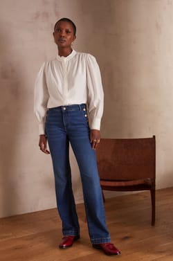 NINON flared jeans;${refinementColor}