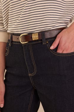 Cropped jeans with turn-ups DELIA;${refinementColor}