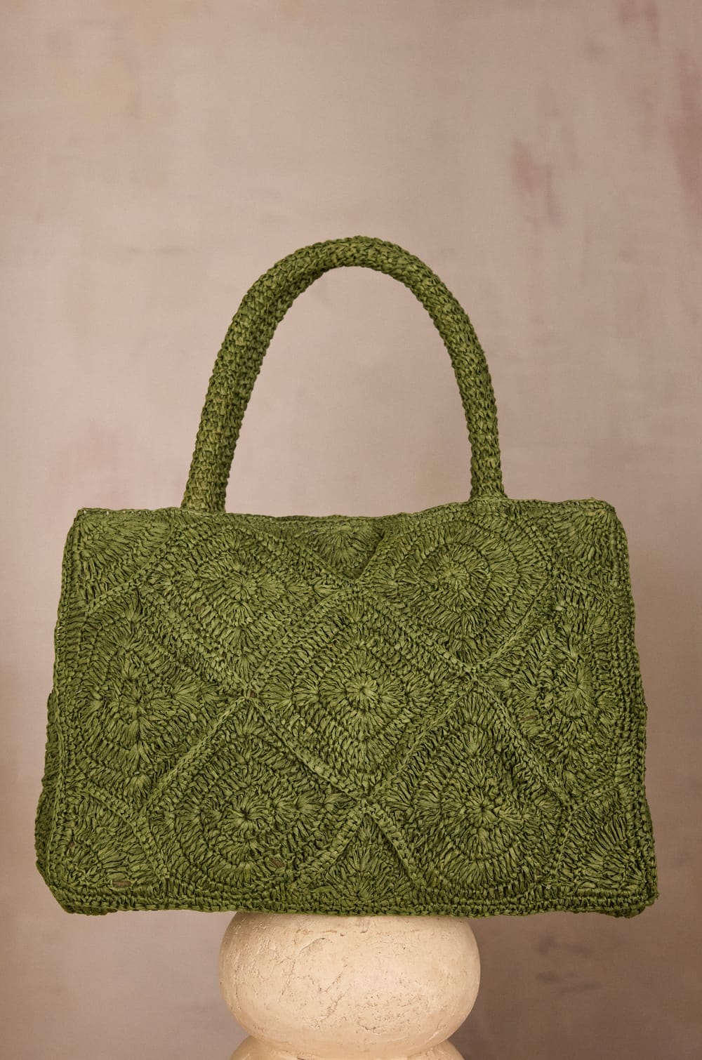 MARLON raffia tote bag;${refinementColor}