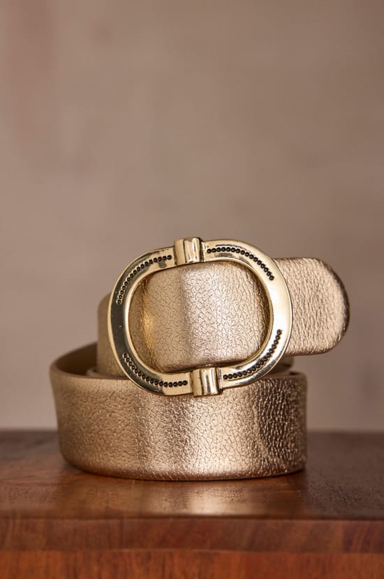 ELISE leather belt;${refinementColor}