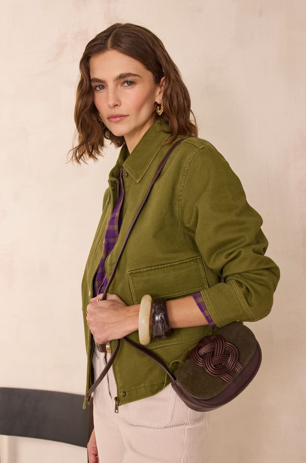 Blouson en coton COCO;${refinementColor}