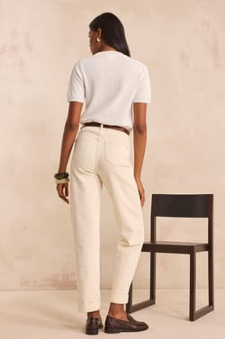 Loose cotton mix Jean AGATHE;${refinementColor}