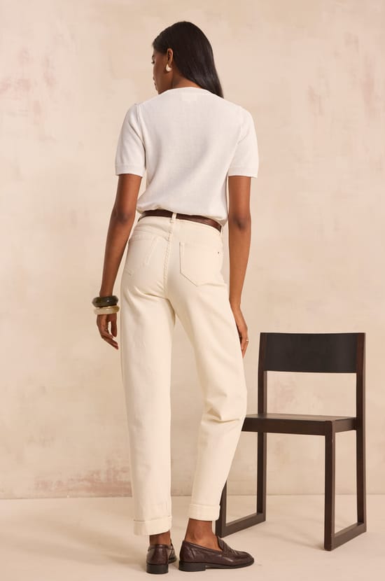 Loose cotton mix Jean AGATHE;${refinementColor}