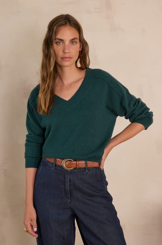 BARY jumper in 100% cashmere;${refinementColor}