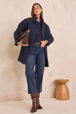 ARMANCE mid-length coat;${refinementColor}