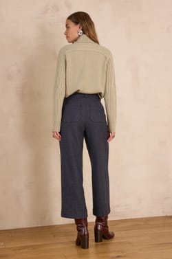 MELINA cropped wool trousers;${refinementColor}