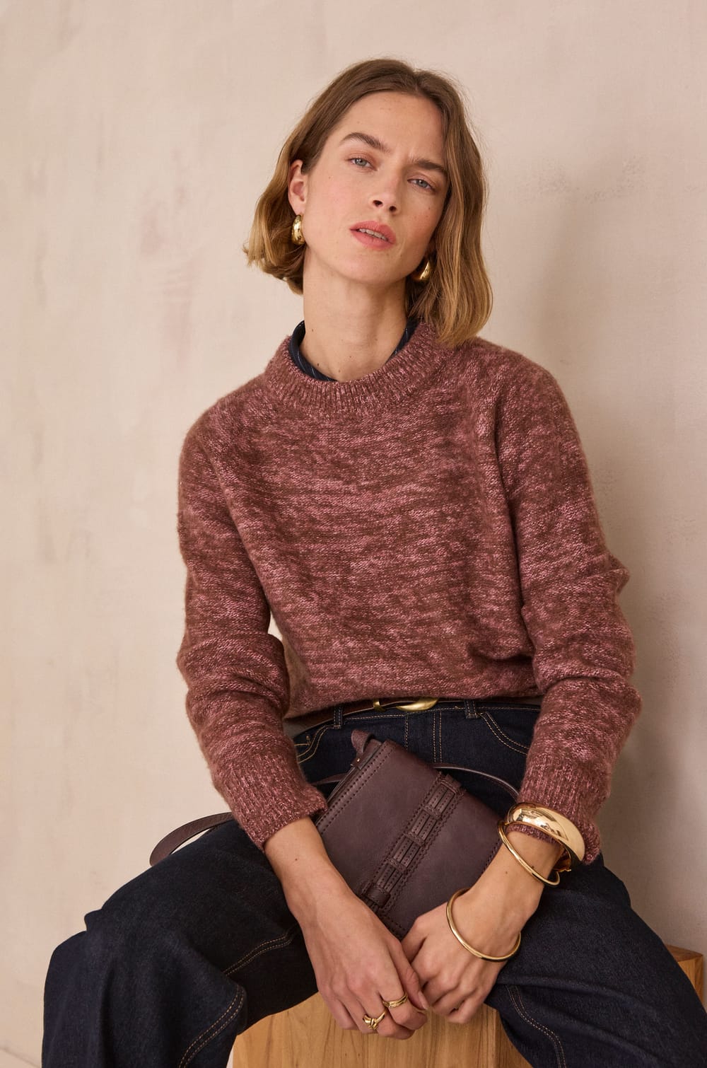 PEARL 4-ply 100% cashmere sweater;${refinementColor}