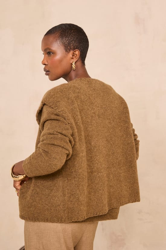 Gilet sans manches en alpaga et laine m&eacute;lang&eacute;s ANTHEA;${refinementColor}