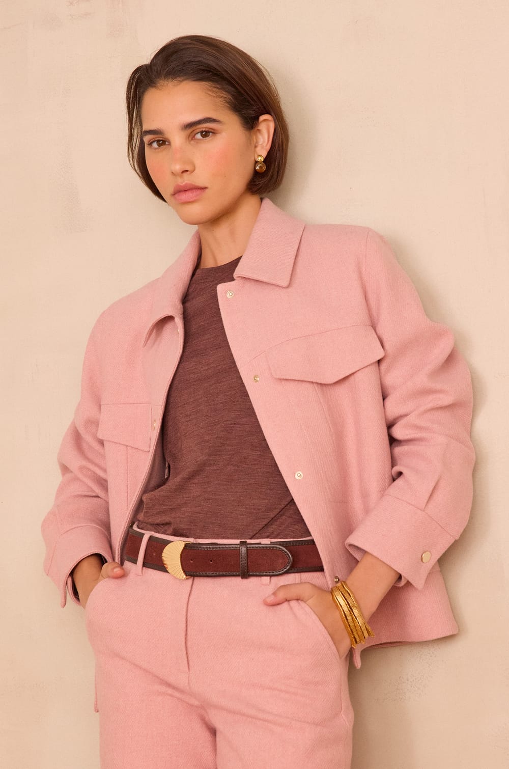 FIERCE wool jacket;${refinementColor}