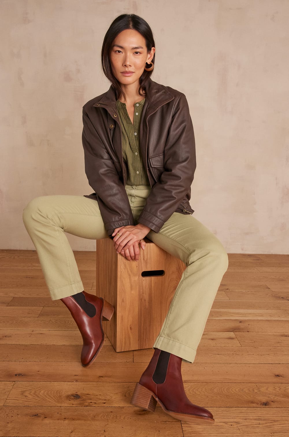 Pantalon MATEO en coton;${refinementColor}