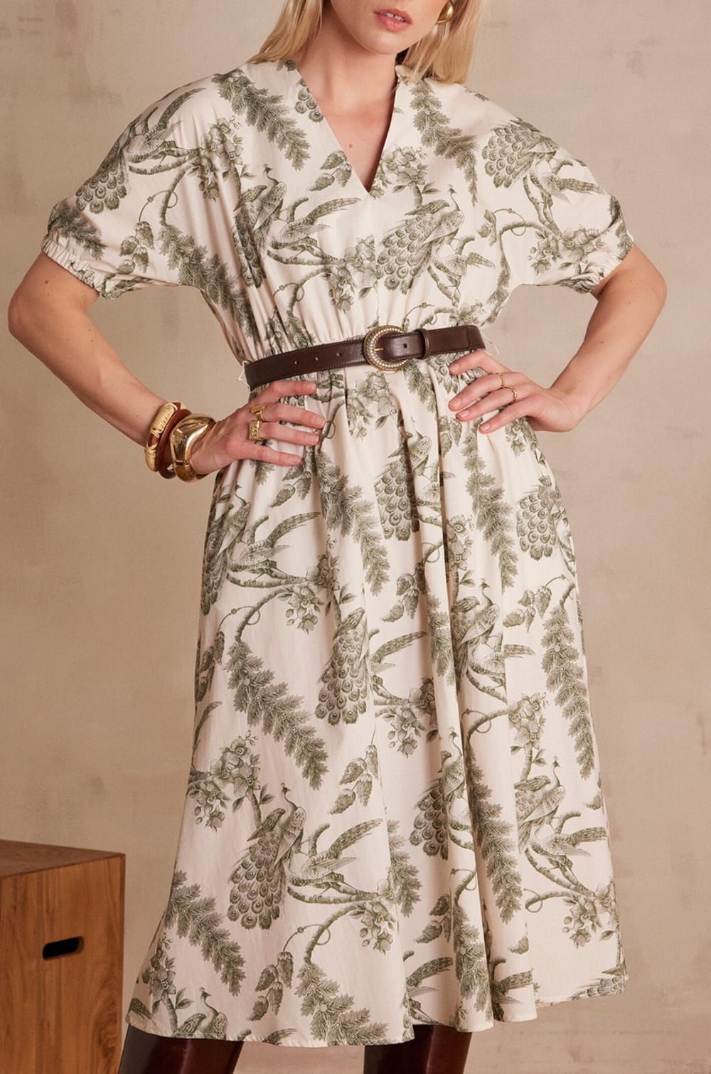 Robe CORDELIA en coton;${refinementColor}