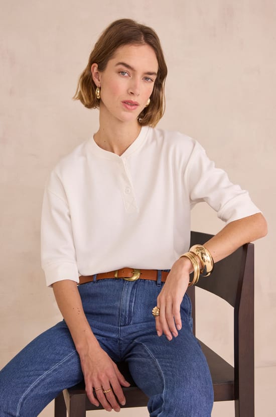 T-shirt en coton LAURENA;${refinementColor}