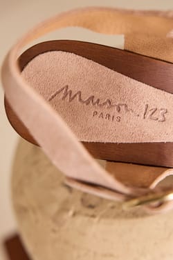 Sandales &agrave; talons en cuir SIA;${refinementColor}