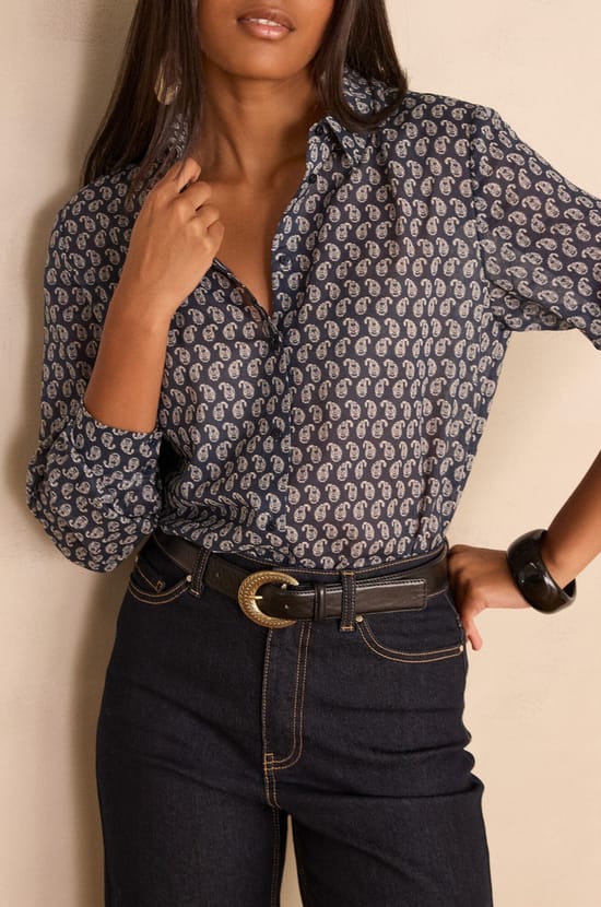 Chemise COLETTE 100% coton;${refinementColor}