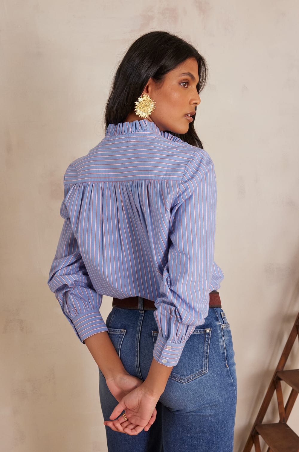 SELENE Cotton Shirt;${refinementColor}