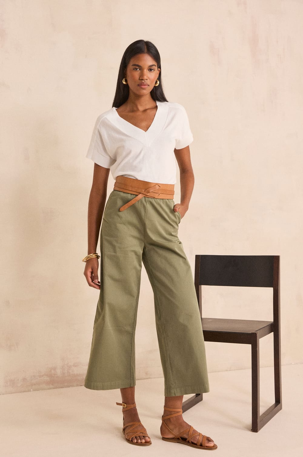 Pantalon large BERTHIE;${refinementColor}