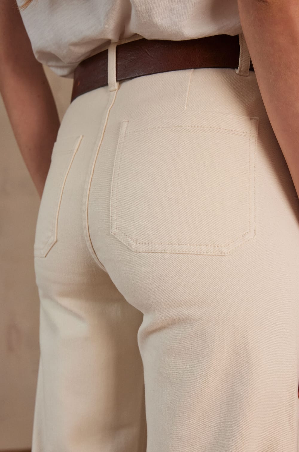 Pantalon SELYNA en denim;${refinementColor}