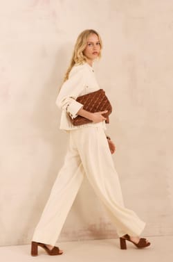 Long sleeve cotton blend jacket VINCE;${refinementColor}