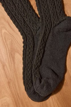 FANNY mixed wool mesh socks;${refinementColor}