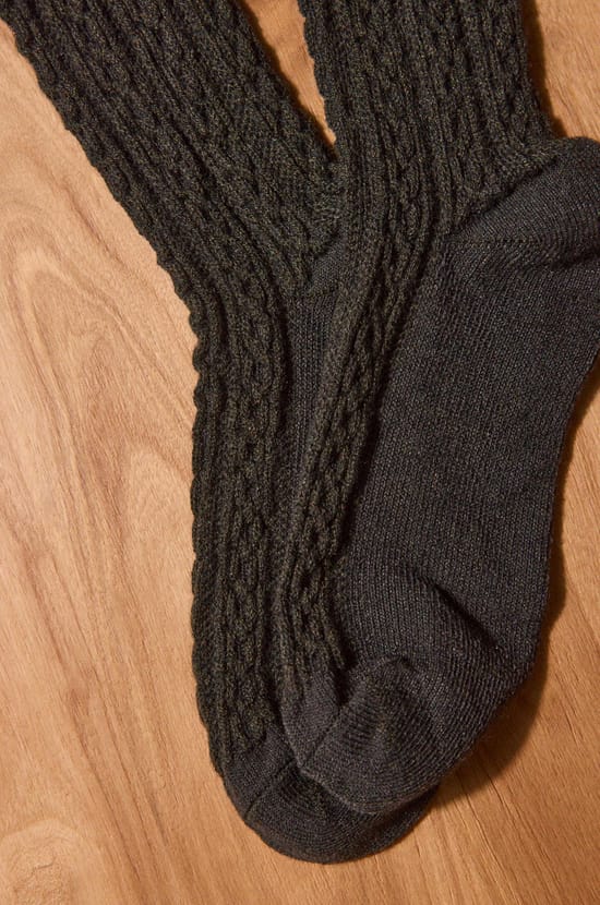 FANNY mixed wool mesh socks;${refinementColor}
