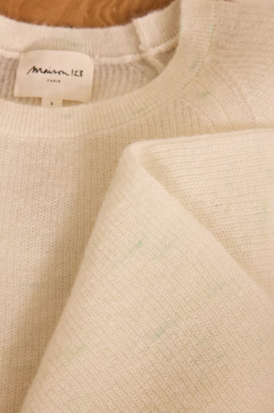 Pull en maille d'Alpaga m&eacute;lang&eacute; PHOENIX;${refinementColor}