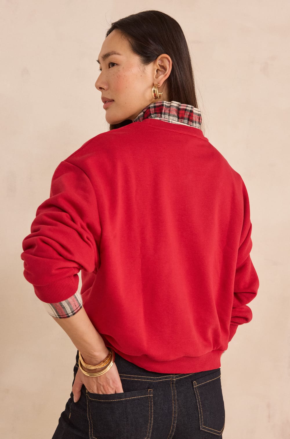 Sweat-shirt en coton MARAIS;${refinementColor}