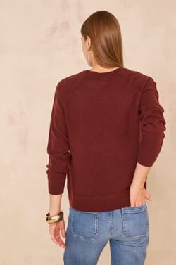 ARISTIDE long-sleeve cashmere sweater;${refinementColor}