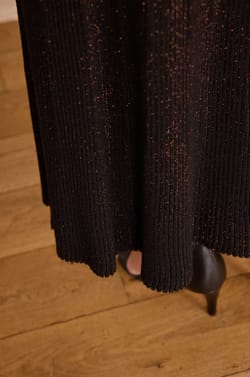 Glitter knit dress RADIEUSE;${refinementColor}