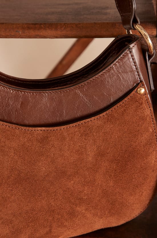 LOU mini leather bag;${refinementColor}
