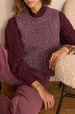 Pull BOLTON sans manches;${refinementColor}