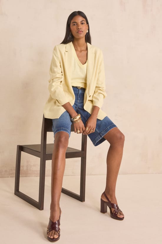 Sleeveless cotton T-shirt DELYA;${refinementColor}