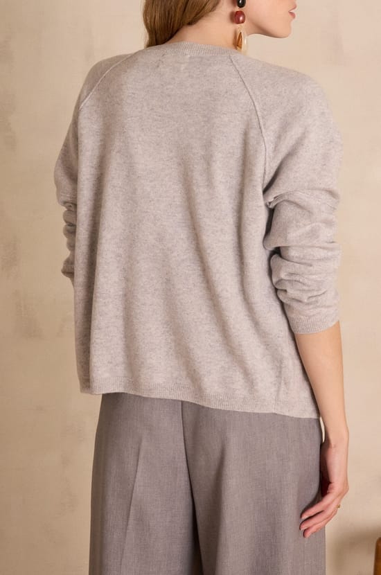 Cardigan BILLY en 100% cachemire;${refinementColor}