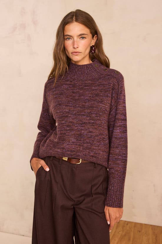 Long-sleeved cashmere sweater 4-ply BRADLEY;${refinementColor}