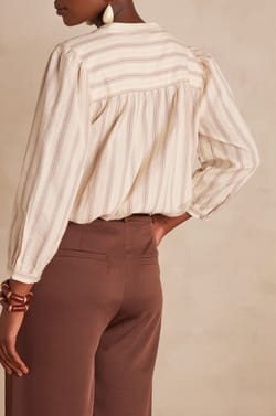 Blouse SABRINA en coton;${refinementColor}