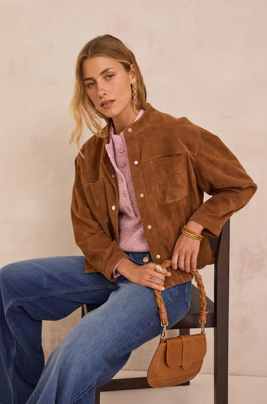 Blouse &agrave; col lavalli&egrave;re & &agrave; rayures en 100% coton SANDRINE;${refinementColor}