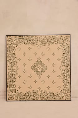 FALLY 100% cotton square scarf;${refinementColor}