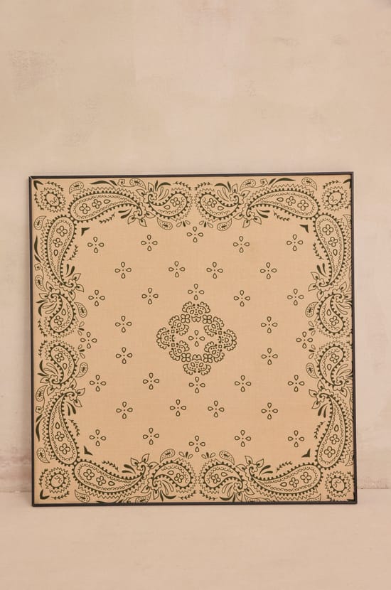 FALLY 100% cotton square scarf;${refinementColor}