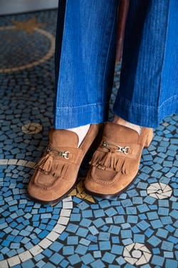 Wide denim pants Maison 123 x Marine Vignes MARCAN;${refinementColor}