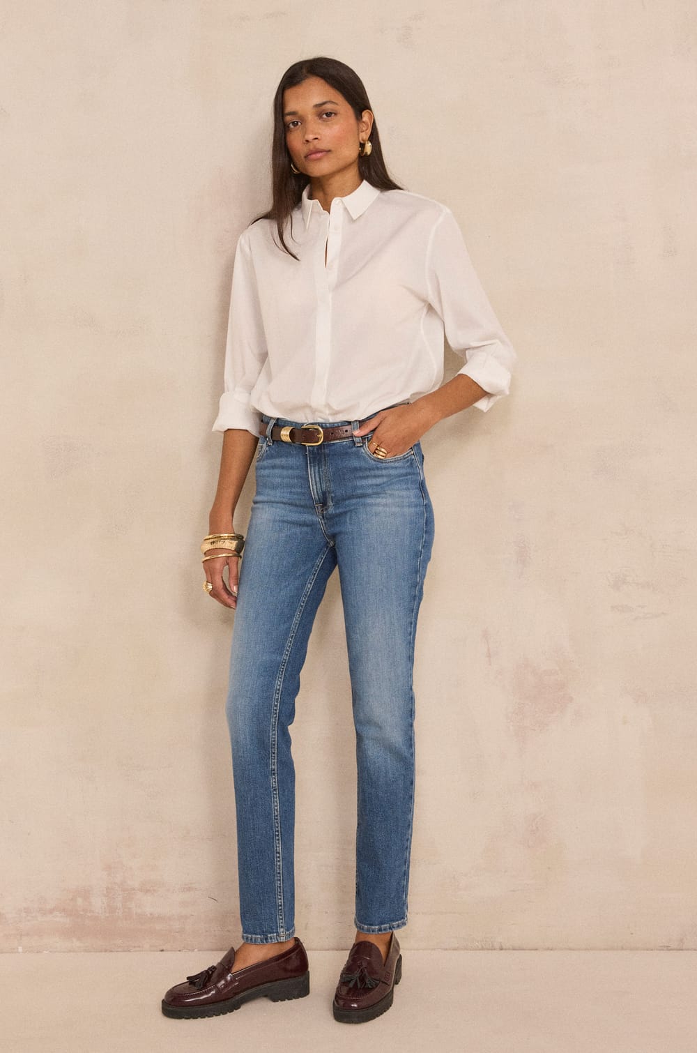 LOU SLIM-FIT jeans;${refinementColor}