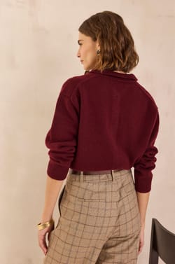 PETER long-sleeved cardigan;${refinementColor}