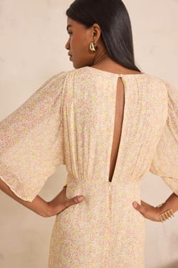 Printed straight dress BALMA;${refinementColor}