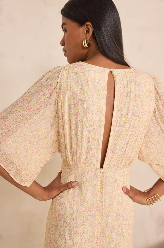 Printed straight dress BALMA;${refinementColor}