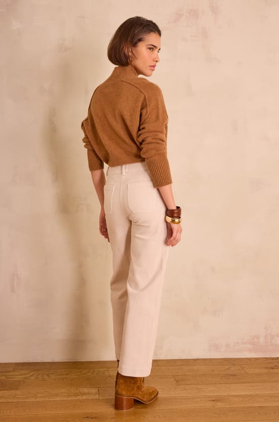 MAE wide-leg corduroy trousers;${refinementColor}
