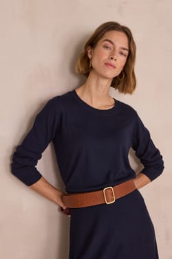 Striped blouse in 100% cotton DOUCE;${refinementColor}