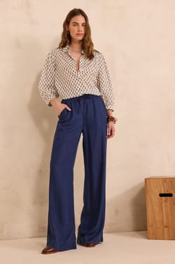 MALO Wide Trousers;${refinementColor}