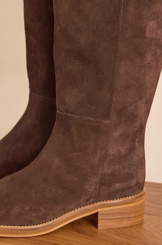 ROMANE leather boots;${refinementColor}