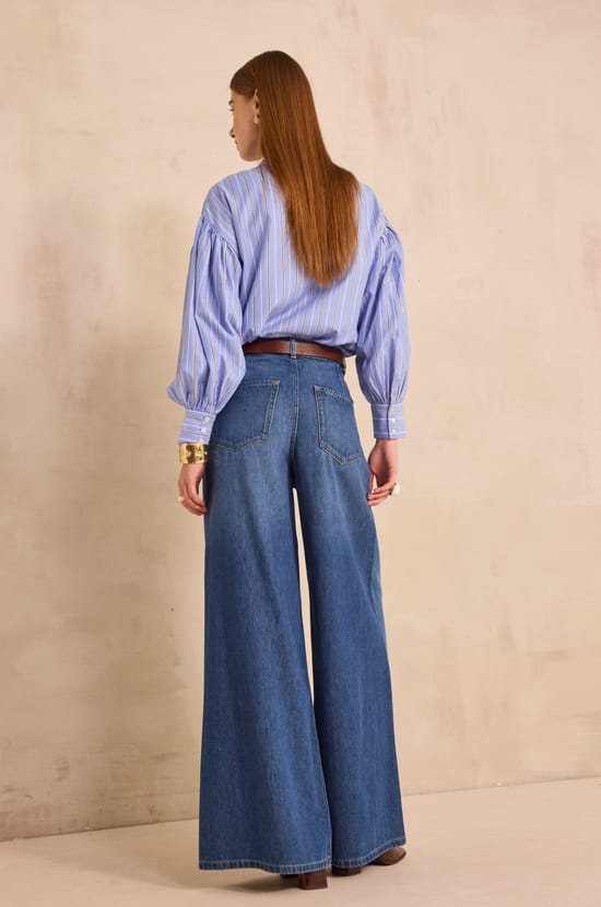 Wide cotton jean ROMEO;${refinementColor}